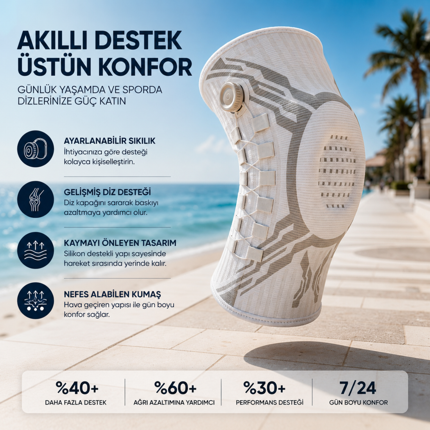 Diziva™: Diz Agrisina Karsi Akilli ve Ayarlanabilir Dizlik